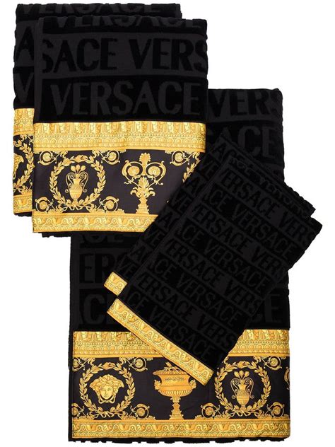 quick dry versace towels|versace bathroom accessories.